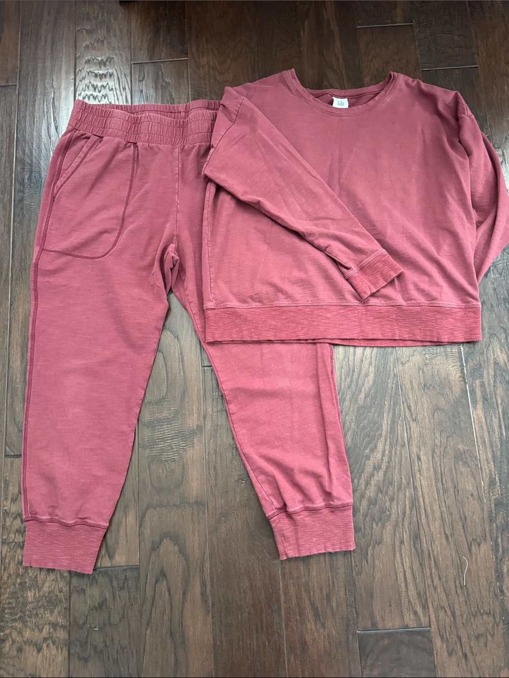 CAbi Women's Track Pants & Joggers Set in Dusty Rose